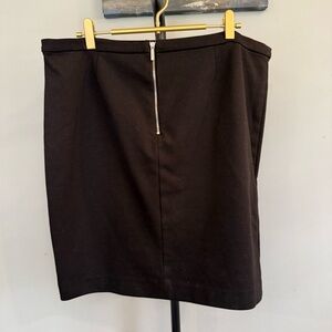 Michael Kors Black Pencil Skirt with Rear Zip